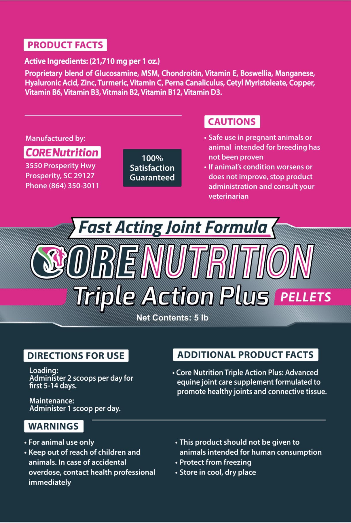 Core Nutrition Triple Action Plus