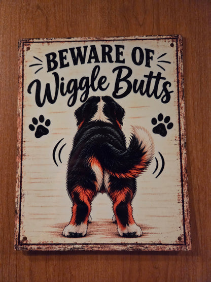 Beware of Wiggle Butts Sign