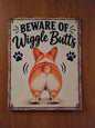 Beware of Wiggle Butts Sign