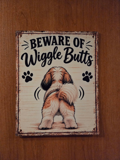 Beware of Wiggle Butts Sign