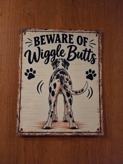 Beware of Wiggle Butts Sign
