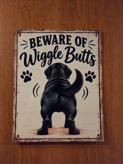 Beware of Wiggle Butts Sign